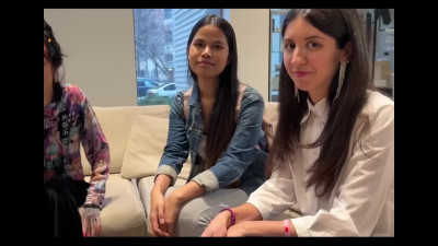 Three sluts are here to serve me