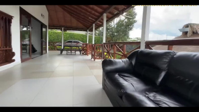 Curvy Busty Latina MILF Grants Her Stepson Great Sex On the Terrace While Her Husband Is Not There