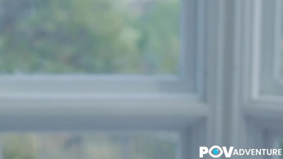 Sexy Plumpish Blonde PAWG Anna Claire Clouds Surprises the Landlord With Passionate BJ & Dick Riding