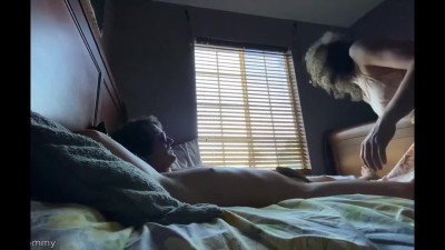 Young doll did not come on a date because she was too busy with her stepbrothers cock.